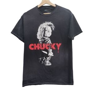 Chucky T Shirt Cult Horror Movie Double Sided Child's Play Unisex Size M
